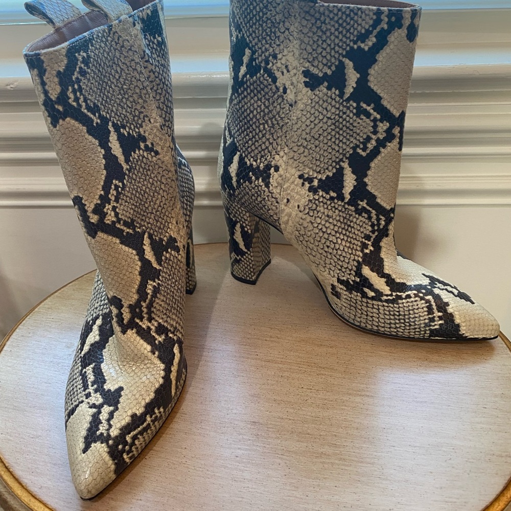 Paris Texas boots snakeskin heels cowboy chic 41 / 11 worn once